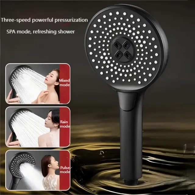 Easy Control Push Button Shower Head
