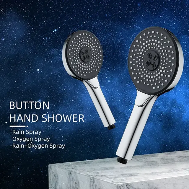 Easy Control Push Button Shower Head